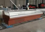 Commercial Soushi Refrigerated Serve Over Display Counter Fan Cooling