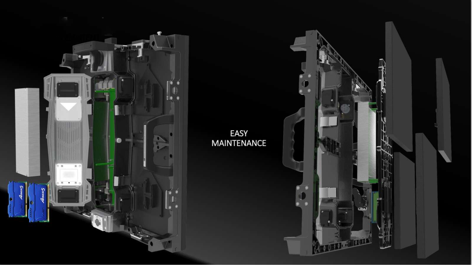 P3.2mm Stage Rental Led Display 3840hz High Refresh Rate For Outdoor