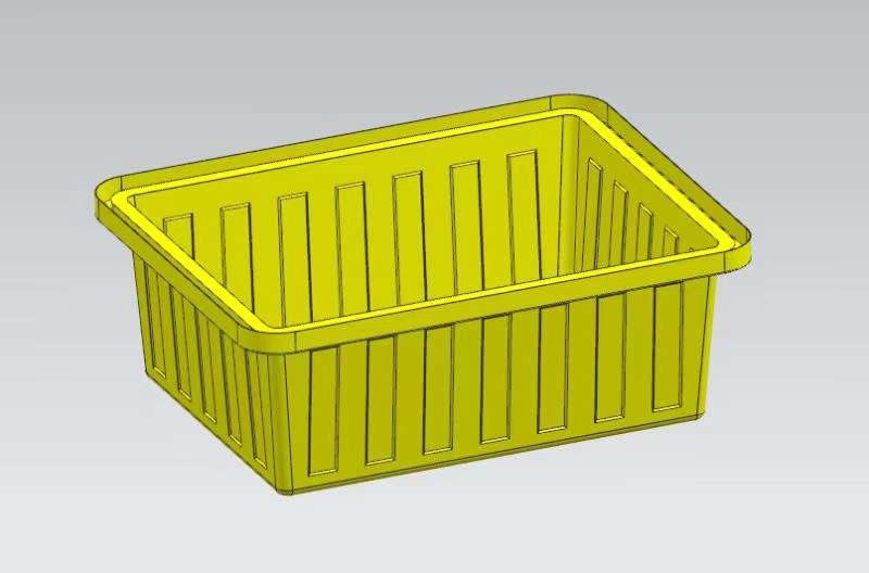 Five Hundred Liters Square Plastic Box Mould Oxidation Resistance