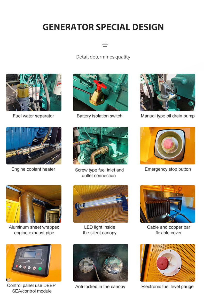 15Kva Silent Diesel Generator Set 10kw 12kw 15kw 20Kw By CNMC