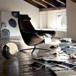 Metropolitan swivel chair Liviing room Lounge chair fabric recline chair