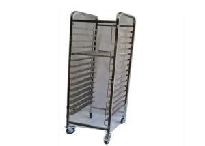 Quality Stainless Steel Double 620MM Drying Carts With Trays wholesale