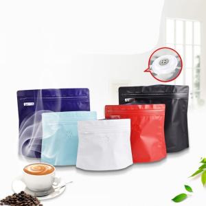 Quality Red Stand Up Valve 250g Coffee Packaging Pouch wholesale