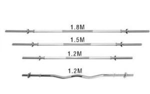 Quality 25mm*1200mm 1500mm 1800mm Crossfit Barbell Bar For Weight Lifting bar wholesale
