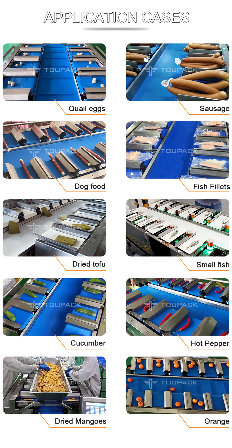 Rotary Vacuum Bag Packaging Machine Beef Cubes Weighing And Packaging System Multihead Weigher