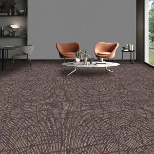 Quality Nylon High Low Loop Pile Carpet Tiles 50x50 Anti Static Carpet Tiles wholesale