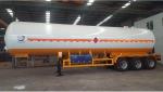 3 Axle 49.8 CBM Liquid Petroleum Gas Tank Trailer LPG Gas Tank