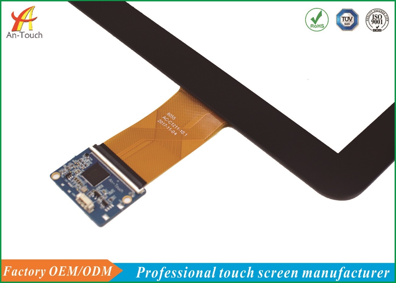 Professional LCD Monitor Optical Touch Panel 10.1 Inch For Vehicle Monitor