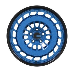 Quality Brushed Blue Two Piece Forged Wheels ET25 HUB 72.6mm 22 Inch Rims 5x120 wholesale