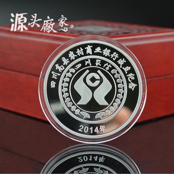 2019 new high-end silver commemorative coins custom, corporate event gifts