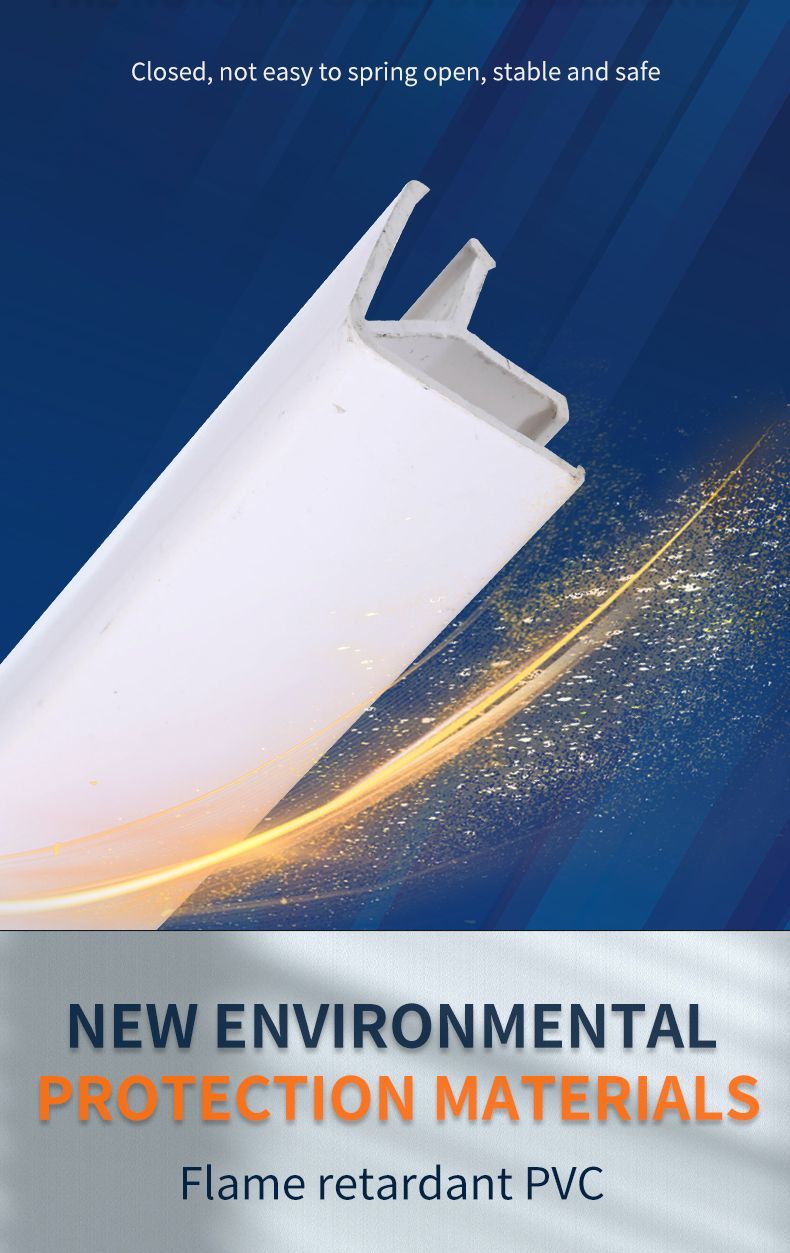 Durable PVC Plastic Corner Extrusion Profile