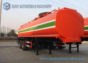 Quality Dilute Hydrochloric Acid 35000 L Chemical Liquid Tank Trailer 3 Axles wholesale