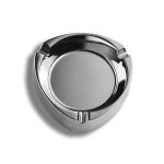 Modern Silver Polishing 83mm Metal Pocket Ashtray Nickel Free