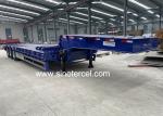 Mechanical Suspension Semi Lowbed Trailer 30000kg Semi Low Bed