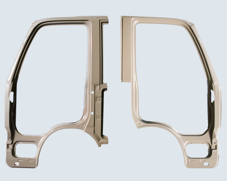 Silver Grey ISO Bus Conversion Parts Coaster Bus Door Parts