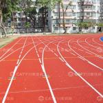 Easy Installation Self-knot Harmless Esp Semi-Prefabricated Rubber Running Track