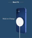Round Magnetic 15W 205KHz Wireless Charging Pad 9V2.2A