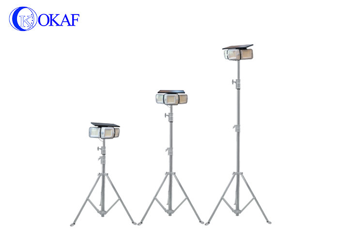 Portable Solar Sensing Night Scan Light Tower Telescopic Tripod Mast Lights