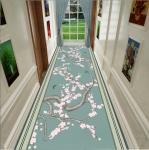 Polyester Fiber Custom Commercial Rugs Entrance Corridor Stairway Hotel Mat