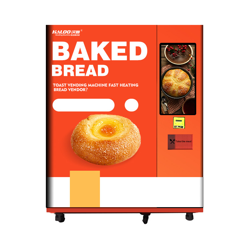 3000W Heating Automated Pizza Maker Vending Machine With Credit Card Reader OEM