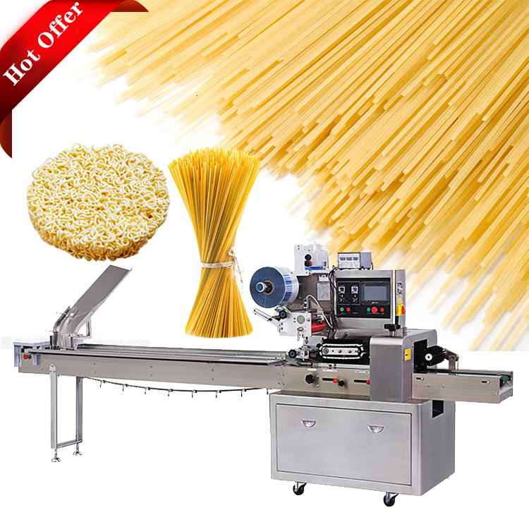 30 - 180Packs/Minute Horizontal Spaghetti / Pasta Packing Machine