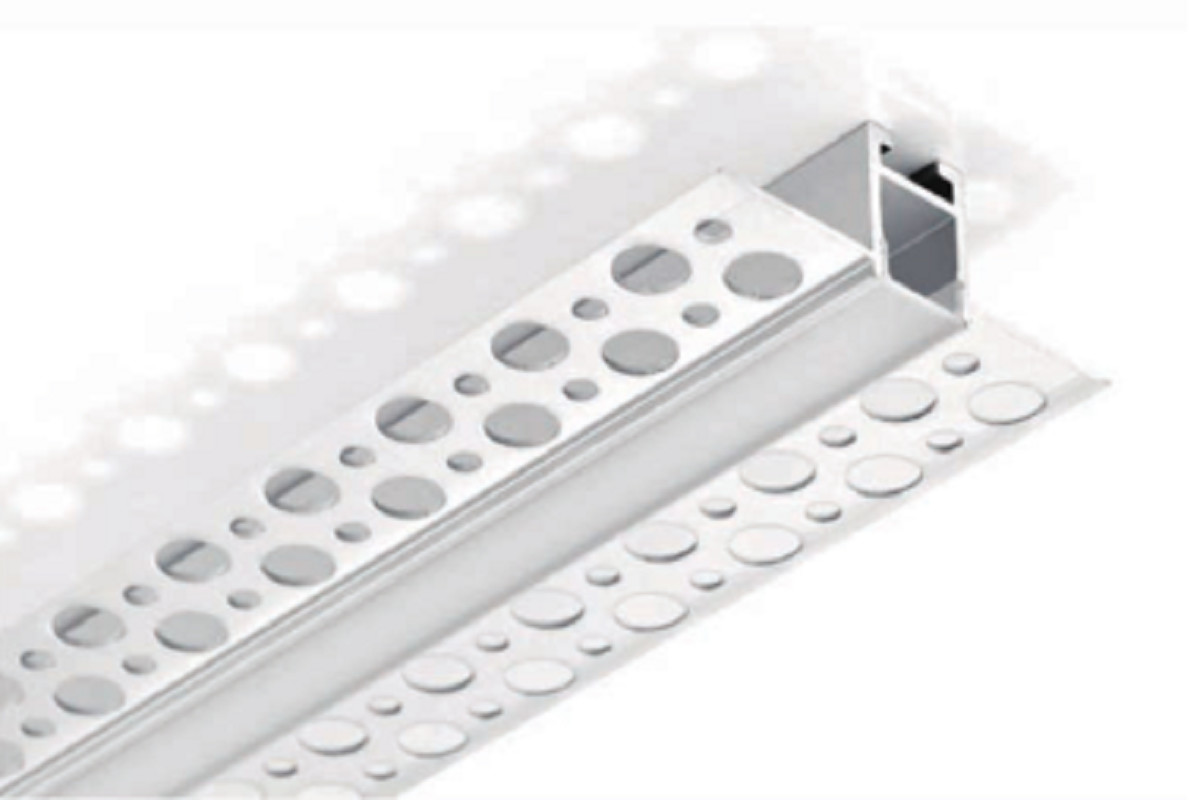 13x19 Architectural Gypsum Plaster Ceiling LED Extrusion Profile