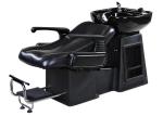 Traditional Backwash Reclining Shampoo Chair With Footrest , Salon Shampoo Units
