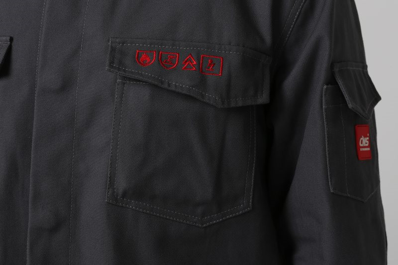 Welding Industry EN11612 Arc Flash Coat , 350gsm Arc Protection Suit