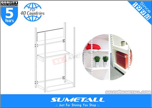 4 Post Metal Storage Furniture Shelves / Warehouse Store Display Stands