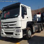 10 Wheel 6x4 371hp Tractor Trailer Truck For Highway Transpotation Optional