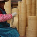 Handmade Woven Steamer Drawer With Side Handles Dumplings Traditional Delicacies