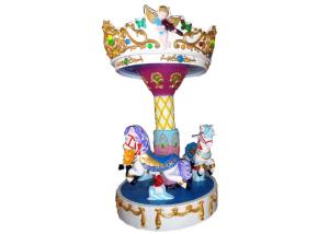 Quality Durable Mini Carousel Ride 3 Seats Careful Painting High Temperature Resistance wholesale