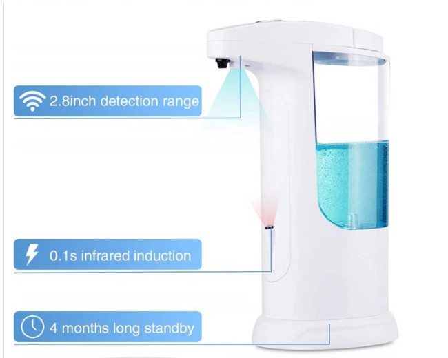 ABS Plastic Automatic 1200ML Touchless Dish Soap Dispenser