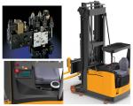 Trilateral VNA 1.5 Ton 3300lbs Three Way Very Narrow Aisle Forklift