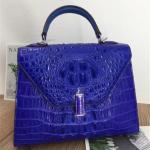Fashion Genuine Crocodile Skin Lady Handbag Exotic Real True Alligator Leather