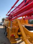 Putzmeister Used Truck Mounted Concrete Pump Remote Control Hydraulic Folding