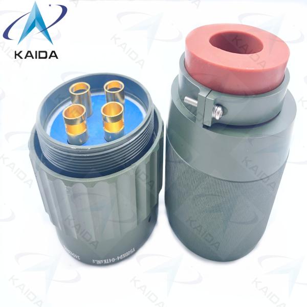Y50DX Series Circular Electrical Connector Aluminum Olive Green Cadmium Plug 4