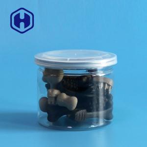 Quality 307# 280ml Clear Plastic Cans PET EOE Lid Canning Seafood Caviar Ginger Walnuts Almonds wholesale