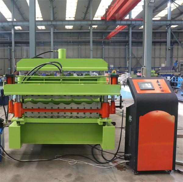 Color Steel Galvanized Roof Double Layer Roll Forming Machine For Metal Building