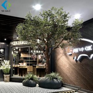 Quality Green Branches Faux Olive Tree Natural Color For Indoor Decoration wholesale