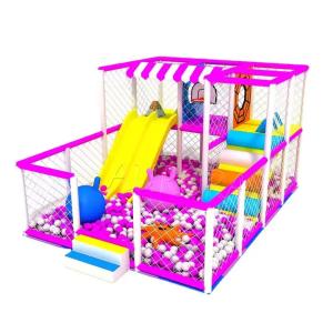 Quality Purple Yellow Indoor Soft Play Playground Children Adventure Amusement Play Structure wholesale