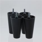 Low Dia 11cm SGS Square Plastic Furniture Feet Legs