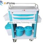 Medicine Transfer Treatment Medical Trolley Cart With Drawers