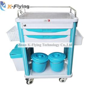 Quality Medicine Transfer Treatment Medical Trolley Cart With Drawers wholesale