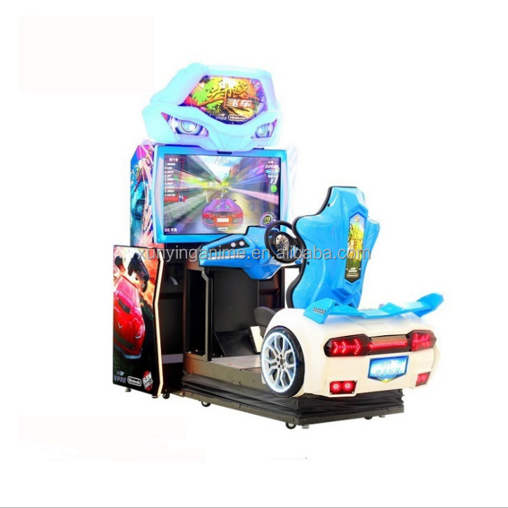 42Inch Dynamic Driving Racing Car Simulator Arcade Game For 1-2 Players