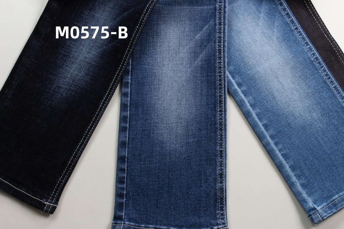 10 Oz Crosshatch Slub High Stretch Woven Denim Fabric For Jeans
