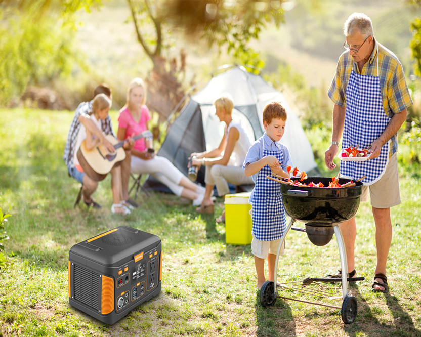 300W Outdoor Portable Battery Station Picnic Battery Bank Mobile Power Supply Mobile Energy Station 12V 220V/240V