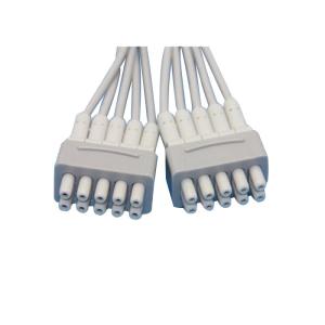 Quality Hellige / GE MAC500 Ekg Wires , Ekg Medical Cables With Banana 4.0mm / Clip wholesale