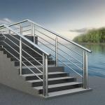 Weather-Resistant Stainless Steel Handrails for Public Parks