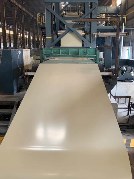 Interior Wall Prepainted Galvalume Steel Coil White Anti Bacterium Impact